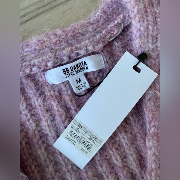 BB Dakota Lavender Button-Up Cardigan - Picture 7 of 8